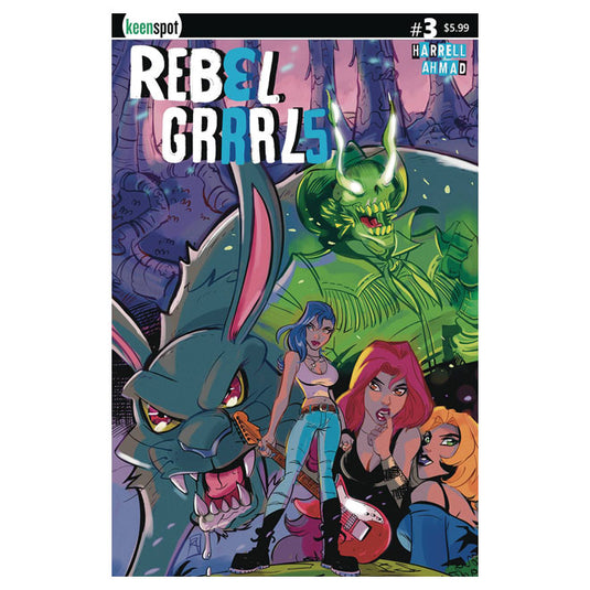 Rebel Grrrls - Issue 3 Cover A Robert Ahmad