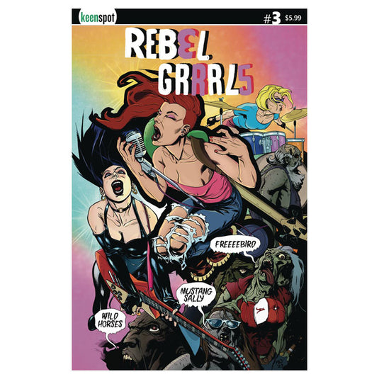 Rebel Grrrls - Issue 3 Cover C Karl Waller