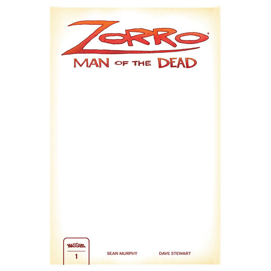 Zorro Man Of The Dead - Issue 1 (Of 4) Cover I Blank Sketch Ltd 2000