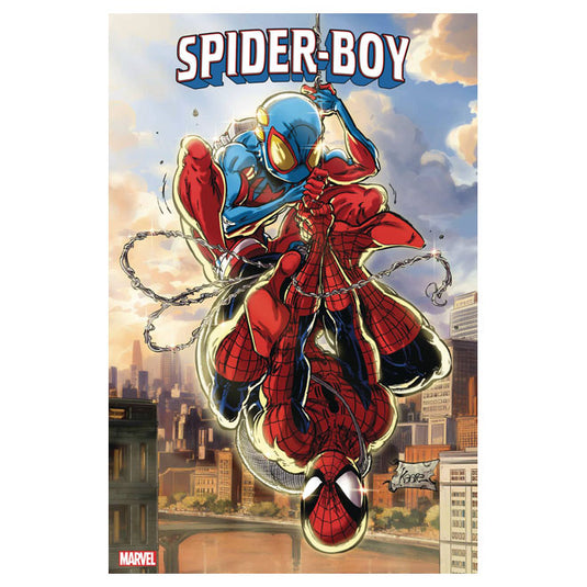 Dynamic Forces Spider-Boy - Issue 1 Andrews Foil Var Silver Slott Sgn