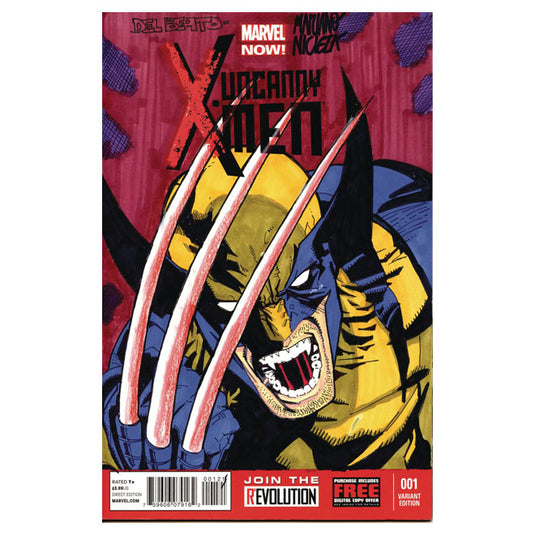 Dynamic Forces Marvel Comics Sgn & Remarked Nicieza & Delbeato Wolverine