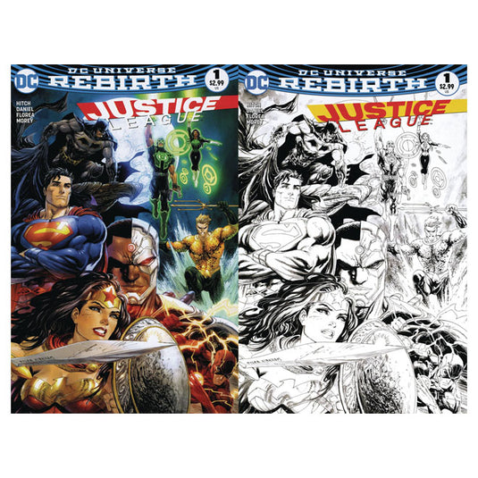 Dynamic Forces Justice League - Issue 1 Dynamic Forces Exc Kirkham Var Dual Pack