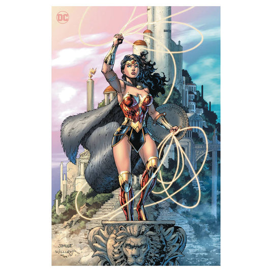 Dynamic Forces Wonder Woman - Issue 1 2Nd Printing Foil Var Golden Lasso King Sgn (C