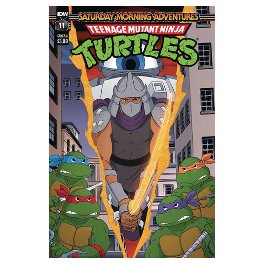 Tmnt Saturday Morning Adv 2023 - Issue 11 Cover A Schoening