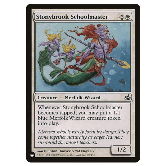 Magic The Gathering - The List - Stonybrook Schoolmaster - 389/389