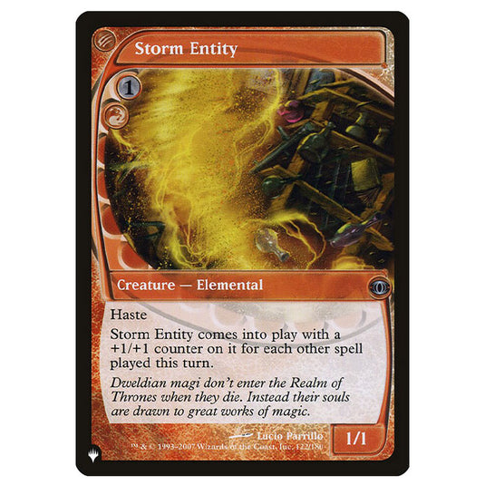 Magic The Gathering - The List - Storm Entity - 379/379