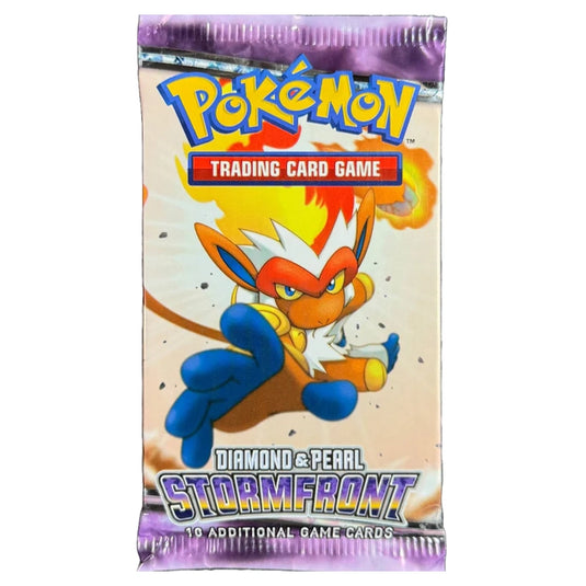 Pokemon Diamond & Pearl Stormfront Booster Pack Infernape Artwork