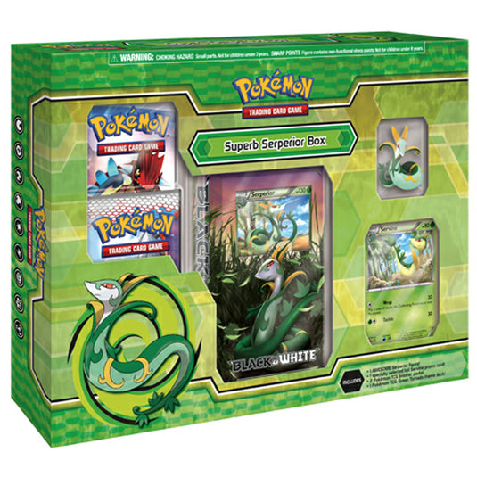 Pokemon - Superb Serperior Box - (Theme Deck + Boosters + Figure + Promo Card)