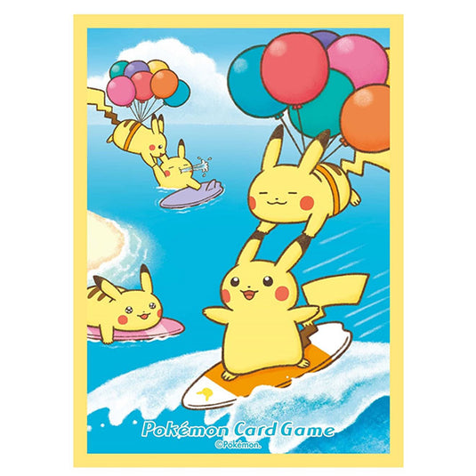 Pokemon -  Surfing Pikachu & Flying Pikachu - Card Sleeves (64 Sleeves)