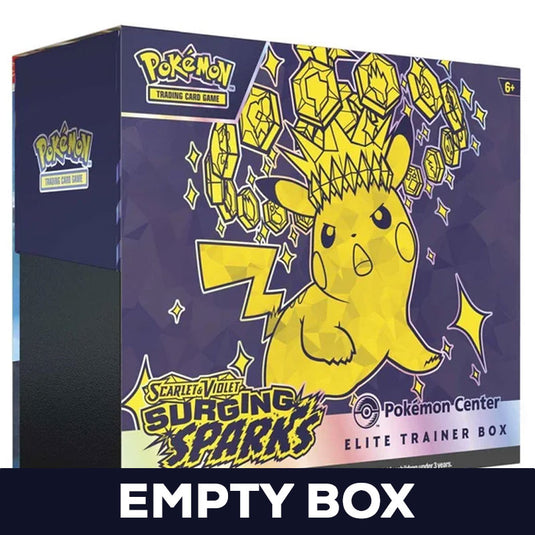 Pokemon - Scarlet & Violet - Surging Sparks - Empty Elite Trainer - Storage Box