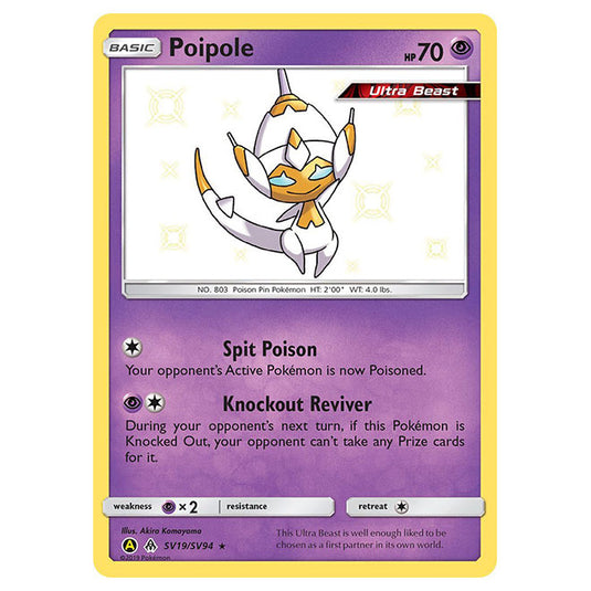 Pokemon - Sun & Moon - Hidden Fates - Poipole (Shiny) - SV19/SV94