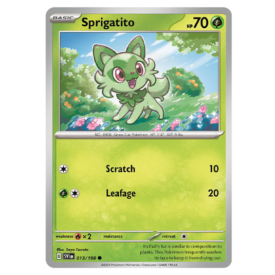 Pokemon - Scarlet & Violet - Base - Sprigatito (Holo) - 013/198