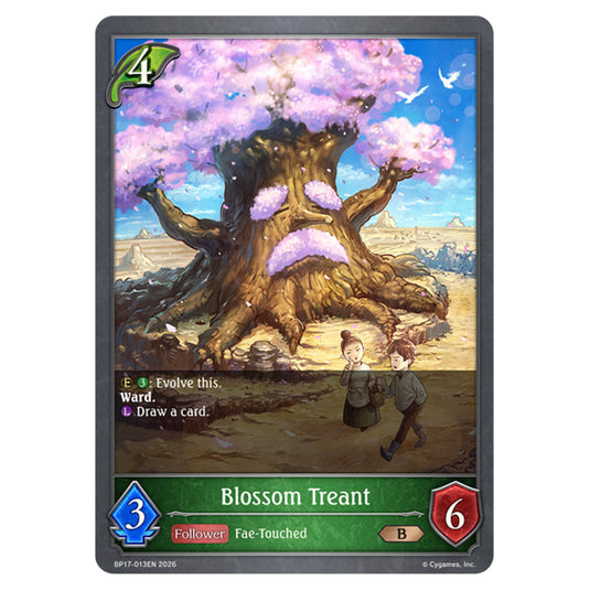Blossom Treant BP17-013EN card from the Shadowverse: Evolve set Convergent Destinies