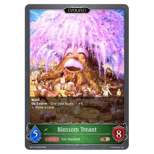 Blossom Treant BP17-014EN card from the Shadowverse: Evolve set Convergent Destinies