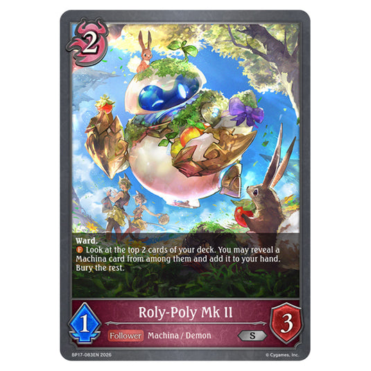 Roly-Poly Mk II BP17-083EN card from the Shadowverse: Evolve set Convergent Destinies