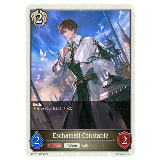 Eschamali Constable BP17-T10EN card from the Shadowverse: Evolve set Convergent Destinies