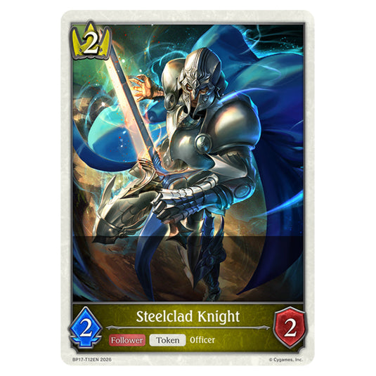 Steelclad Knight BP17-T12EN card from the Shadowverse: Evolve set Convergent Destinies