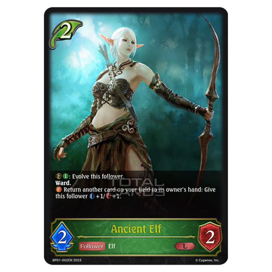 Shadowverse Evolve - BP01 - Advent of Genesis - Ancient Elf - BP01-002