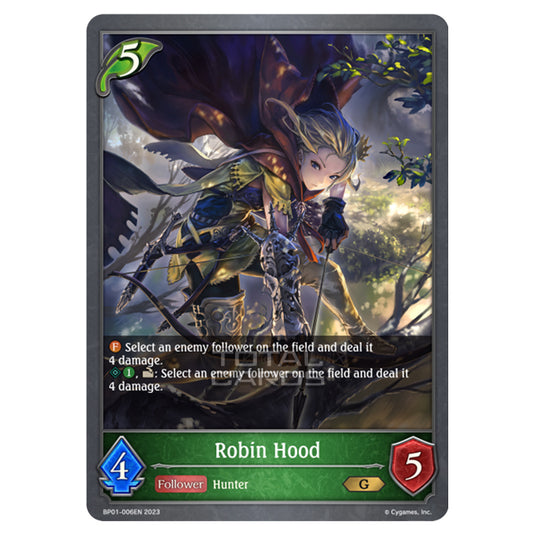 Shadowverse Evolve - BP01 - Advent of Genesis - Robin Hood - BP01-006