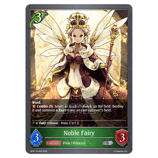 Shadowverse Evolve - BP01 - Advent of Genesis - Noble Fairy - BP01-014