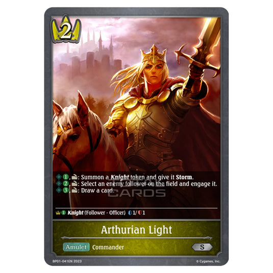 Shadowverse Evolve - BP01 - Advent of Genesis - Arthurian Light - BP01-041