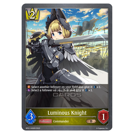 Shadowverse Evolve - BP01 - Advent of Genesis - Luminous Knight - BP01-045