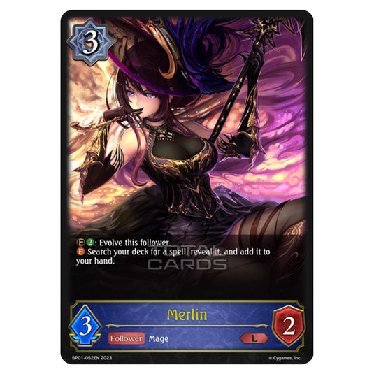 Shadowverse Evolve - BP01 - Advent of Genesis - Merlin - BP01-052