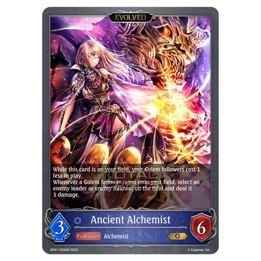 Shadowverse Evolve - BP01 - Advent of Genesis - Ancient Alchemist (Evolved) - BP01-055