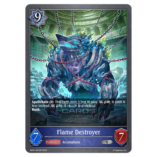 Shadowverse Evolve - BP01 - Advent of Genesis - Flame Destroyer - BP01-061