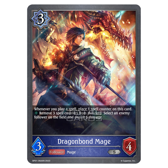 Shadowverse Evolve - BP01 - Advent of Genesis - Dragonbond Mage - BP01-062