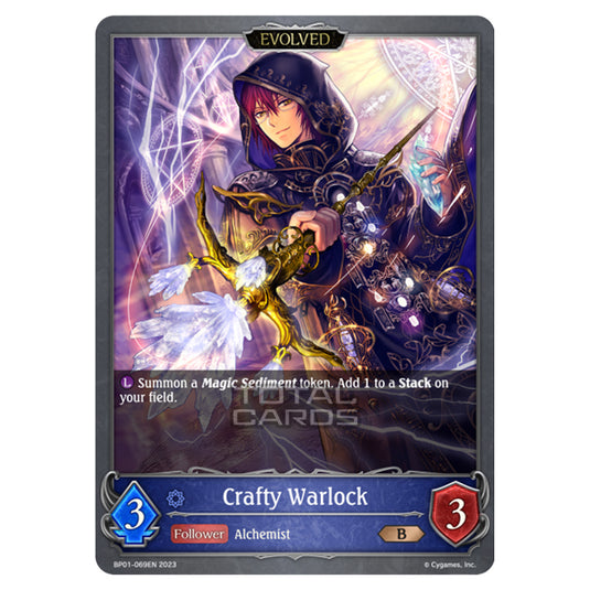 Shadowverse Evolve - BP01 - Advent of Genesis - Crafty Warlock (Evolved) - BP01-069