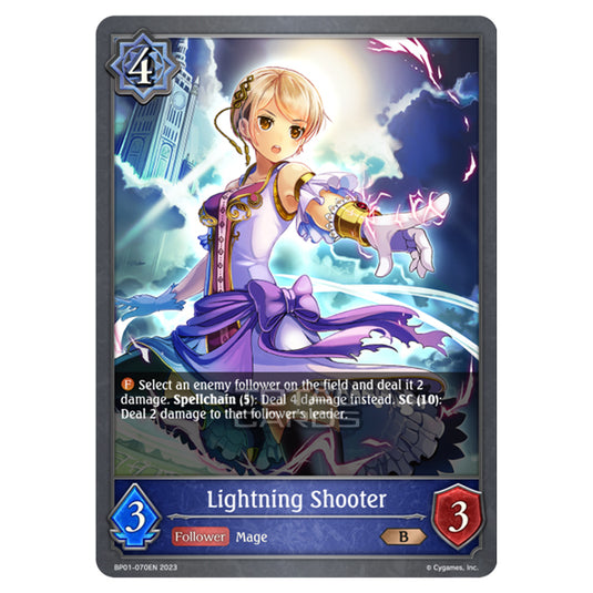 Shadowverse Evolve - BP01 - Advent of Genesis - Lightning Shooter - BP01-070