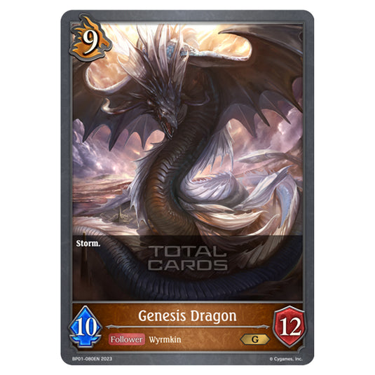 Shadowverse Evolve - BP01 - Advent of Genesis - Genesis Dragon - BP01-080