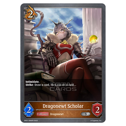 Shadowverse Evolve - BP01 - Advent of Genesis - Dragonewt Scholar - BP01-085