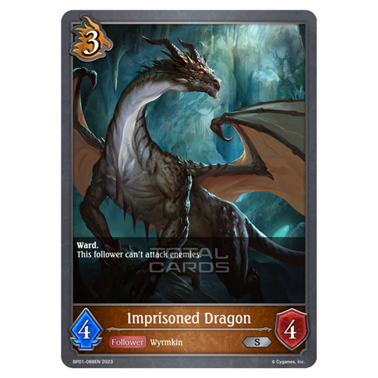 Shadowverse Evolve - BP01 - Advent of Genesis - Imprisoned Dragon - BP01-088