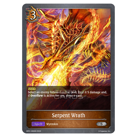 Shadowverse Evolve - BP01 - Advent of Genesis - Serpent Wrath - BP01-090