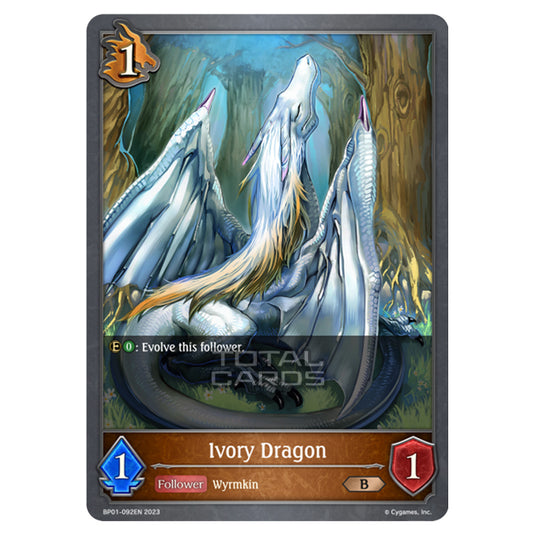 Shadowverse Evolve - BP01 - Advent of Genesis - Ivory Dragon - BP01-092