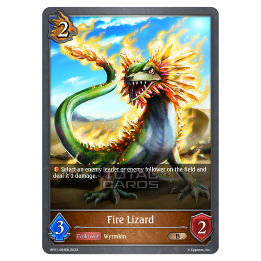 Shadowverse Evolve - BP01 - Advent of Genesis - Fire Lizard - BP01-094