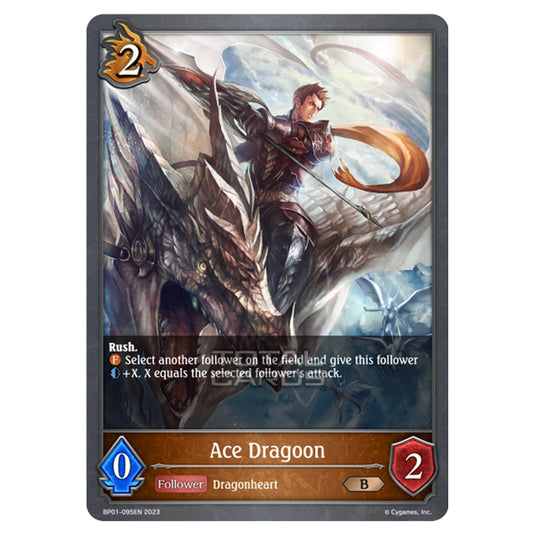 Shadowverse Evolve - BP01 - Advent of Genesis - Ace Dragoon - BP01-095