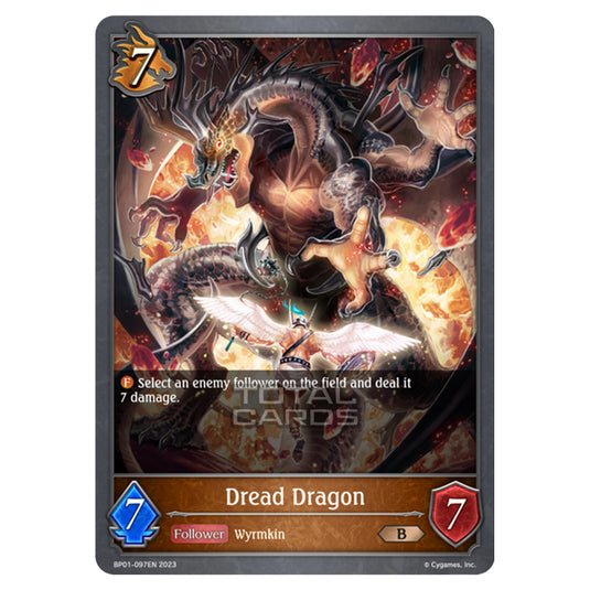 Shadowverse Evolve - BP01 - Advent of Genesis - Dread Dragon - BP01-097