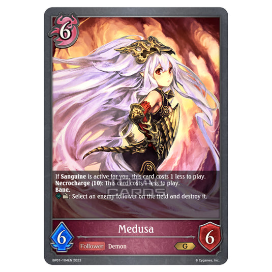 Shadowverse Evolve - BP01 - Advent of Genesis - Medusa - BP01-104