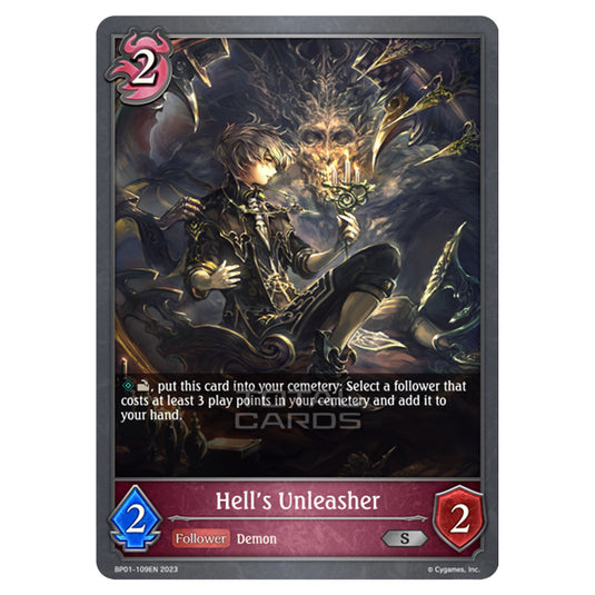 Shadowverse Evolve - BP01 - Advent of Genesis - Hell's Unleasher - BP01-109