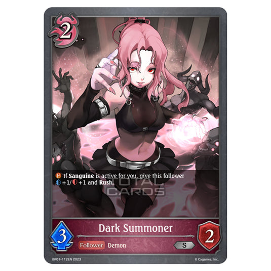 Shadowverse Evolve - BP01 - Advent of Genesis - Dark Summoner - BP01-112