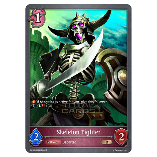 Shadowverse Evolve - BP01 - Advent of Genesis - Skeleton Fighter - BP01-117