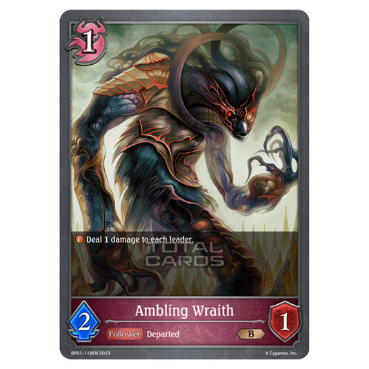 Shadowverse Evolve - BP01 - Advent of Genesis - Ambling Wraith - BP01-118