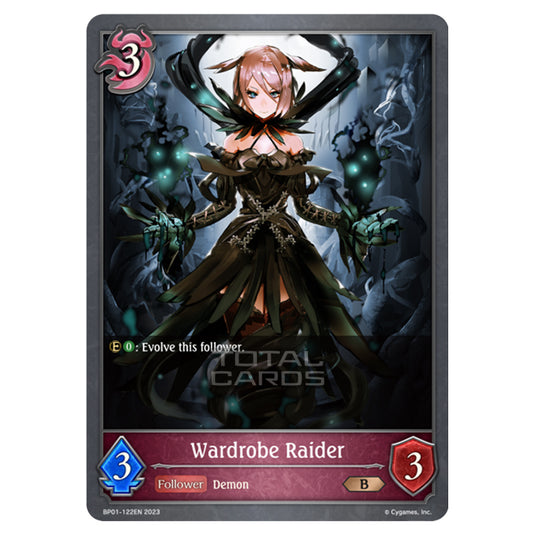 Shadowverse Evolve - BP01 - Advent of Genesis - Wardrobe Raider - BP01-122