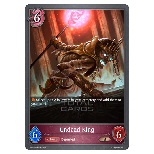 Shadowverse Evolve - BP01 - Advent of Genesis - Undead King - BP01-124