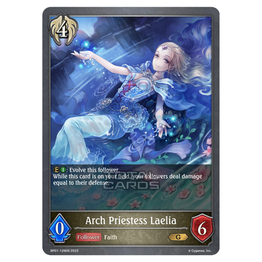 Shadowverse Evolve - BP01 - Advent of Genesis - Arch Priestess Laelia - BP01-129