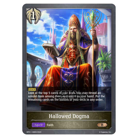 Shadowverse Evolve - BP01 - Advent of Genesis - Hallowed Dogma - BP01-148