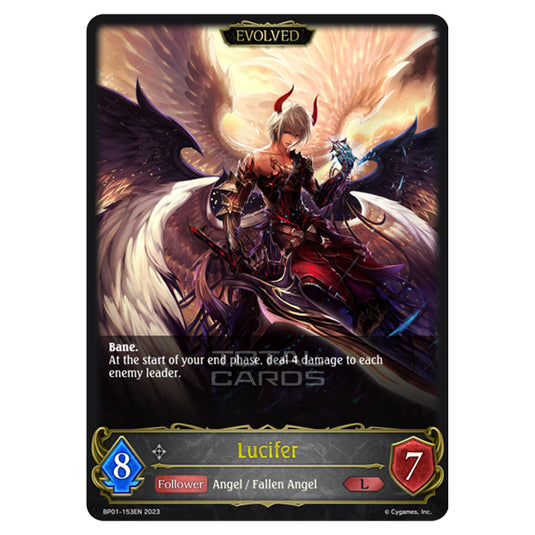 Shadowverse Evolve - BP01 - Advent of Genesis - Lucifer (Evolved) - BP01-153